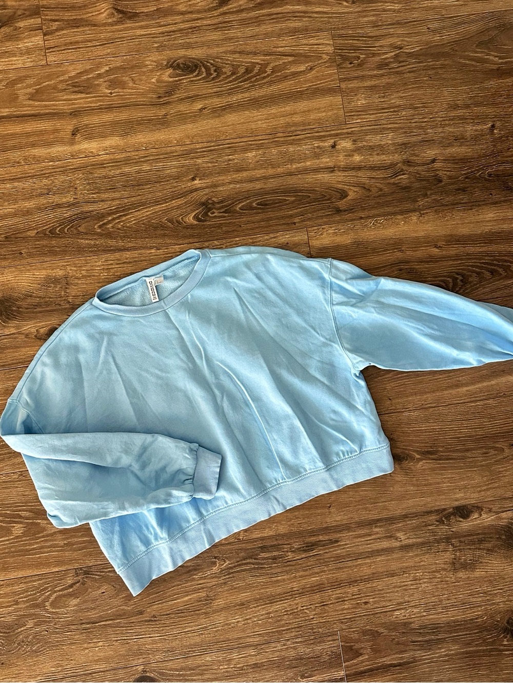 H&M Divided Blue Basic Crewneck Sweatshirt